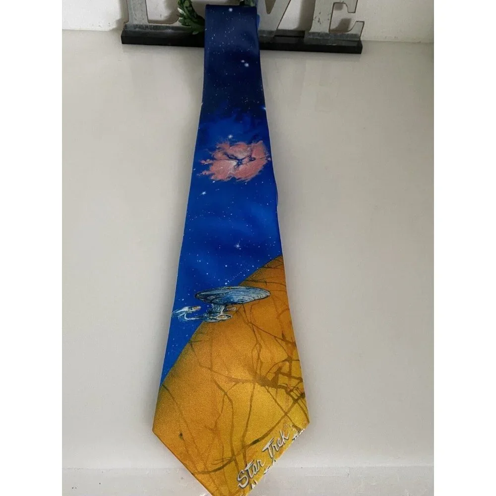 Ralph Marlin 1991 Vintage Tie Star Trek The Next Generation‎ Necktie Made in USA